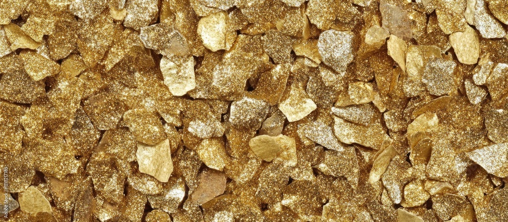 Aufkleber golden glitter texture background for festive designs and creative projects sparkling with elegance 