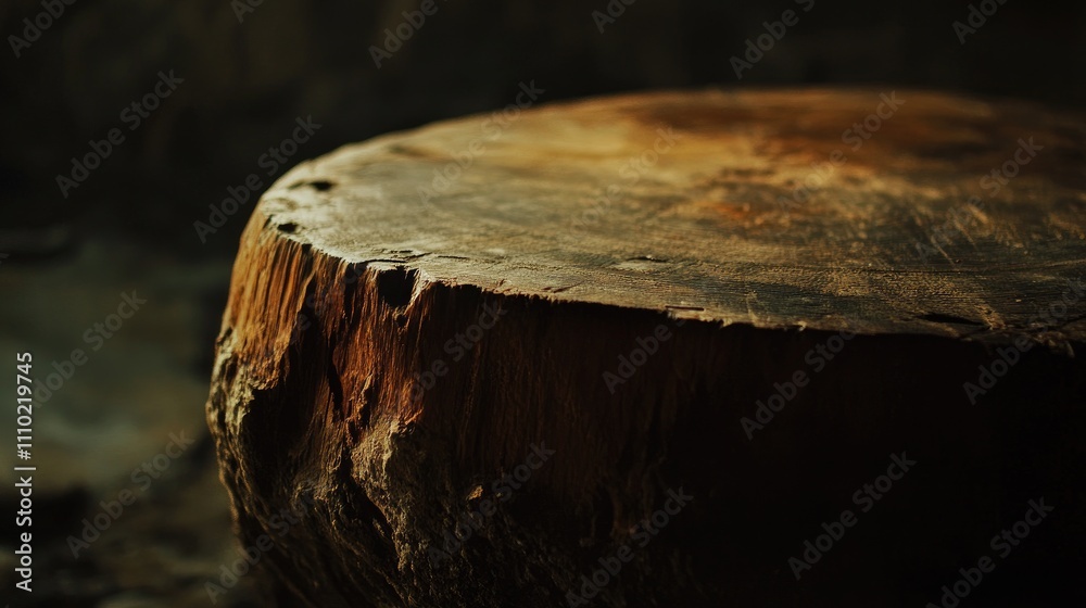 Aufkleber close up view of rustic wooden texture showcasing natural aging patterns and rich tones perfect for 