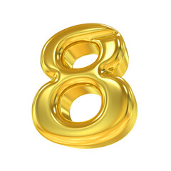 Gold Number 8