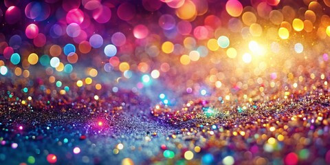 Captivating Abstract Glitter Background with Sparkling Effects and Colorful Hues Perfect for Creative Projects and Stylish Designs