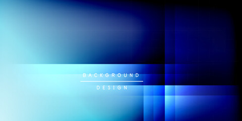 Fototapeta premium Dynamic shadow lines geometric shapes