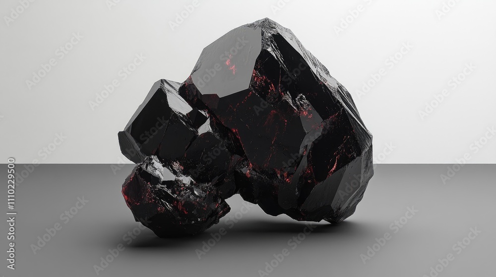 Aufkleber cuprite mineral specimen showcasing its unique copper ore characteristics and distinct crystalline s