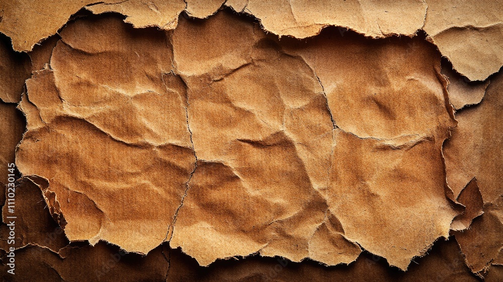 Poster textured corrugated cardboard background ideal for advertising design and creative projects in packa