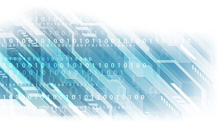 Abstract digital technology background, concept of big data. Vector illustration.