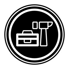 craftsman glyph icon