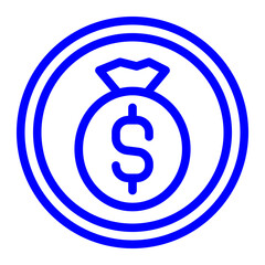 place to take money color icon