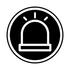 Obraz premium general alarm solid icon