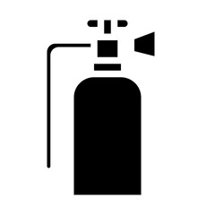 spray nozzle solid icon