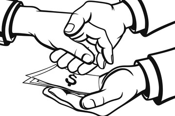 bribe, payment, gift of money