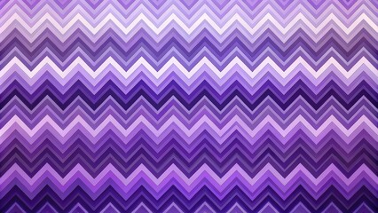 Abstract Geometric Pattern of Interlocking Zigzags in Shades of Purple and White