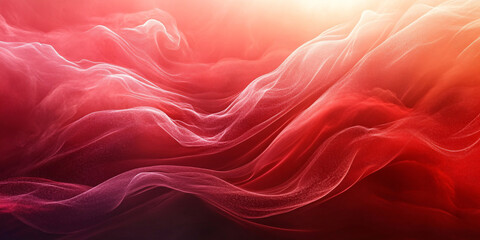 Fototapeta premium Abstract red waves, dynamic and vibrant, evoke feelings of passion and energy.