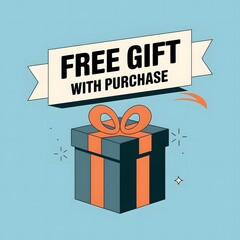 Special free gift promo offer template