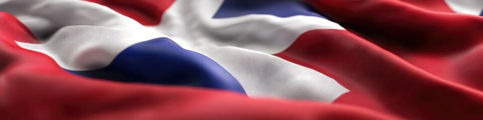 Naklejka premium Close-up of a waving flag.