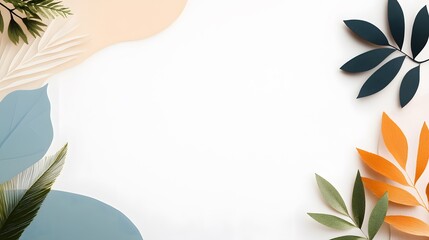 Goldfish painted in watercolor with papercut waves and brush stroke elegance