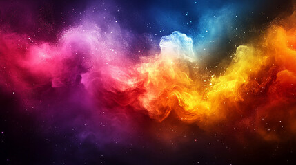 Vibrant and dynamic colorful background showcasing a sense of chaos and hyperspeed motion featuring a blend of swirling energy patterns and radiant light streaks evoking futuristic and energetic theme