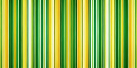 Obraz premium A vibrant pattern of vertical stripes in shades of green and yellow, creating a dynamic and visually engaging texture.