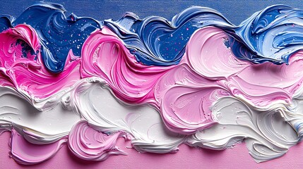 Vibrant digital glitch art with dynamic colors showcasing fluid motion and movement