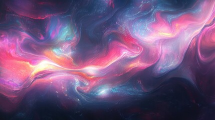 Iridescent liquid textures