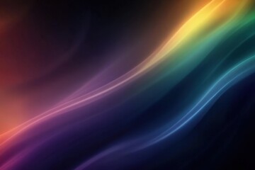 Dynamic color waves abstract art digital design modern aesthetic close-up view vibrant concept