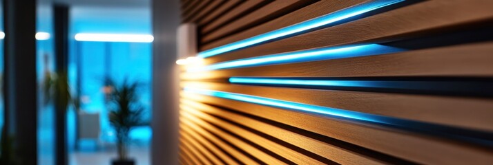 Illuminated Wood Paneling