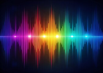 Digital Sound Wave Equalizer Visuals: Captivating Audio Wave Effects Showcasing Vibrant Sound Frequencies in a Modern Design Aesthetic with Rich Colors and Dynamic Flow