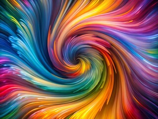 Fototapeta premium Dynamic Long Exposure of Vibrant Color Swirls Creating a Captivating Visual Flow for Artistic Projects and Creative Inspiration