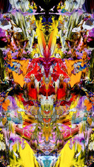 Abstract art background . Hand painting artwork on canvas 