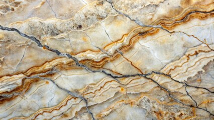 Fototapeta premium Abstract Texture of Veined Marble with Intricate Patterns and Cracks
