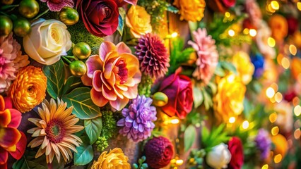 Obraz premium Elegant Floral Wall Art: A Stunning Display of Nature's Beauty in Textured Design for Home Decor and Interior Styling