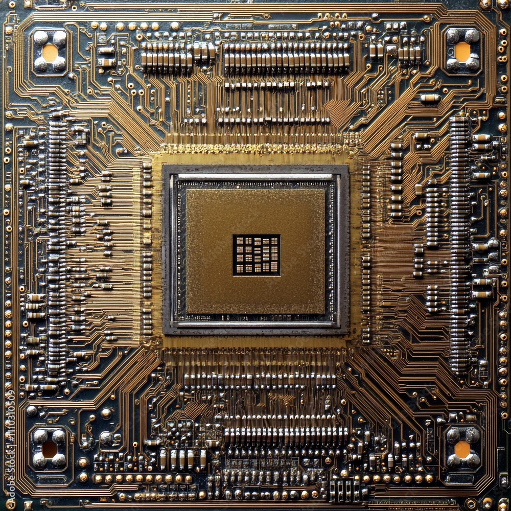 Poster computer board hardware motherboard microelectronics server cpu chip semiconductor circuit core tech