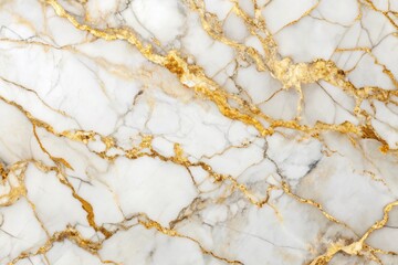 Elegant White and Gold Marble Texture Background Design for Creative Projects, Ideal for Modern Interiors, Website Design, Luxury Branding, and Artistic Presentations