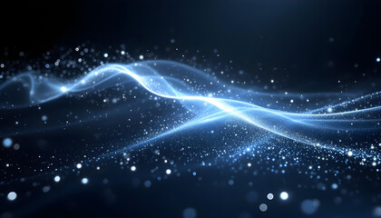 Obraz premium dark particle mysterious background 2