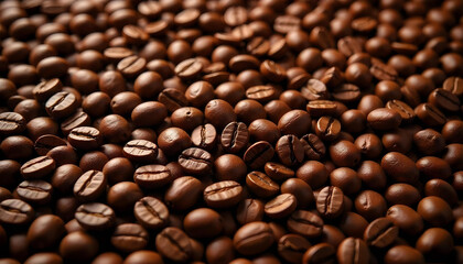 Obraz premium coffe beans background 5