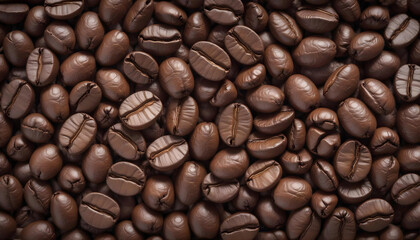 Obraz premium coffe beans background 9