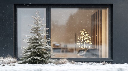 A close-up of a festive dessert table fille A Christmas dinner table with a roasted turkey A vibrant Christmas tree surrounded by cand