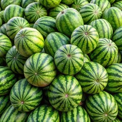 Refreshing watermelon harvest celebration at the farm vibrant outdoor market seasonal produce nature's bounty summer vibes