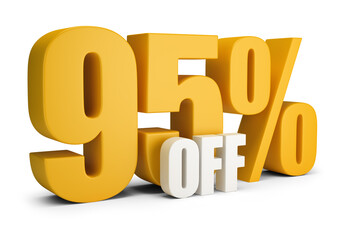 95 percent OFF