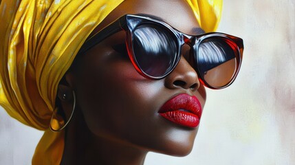 Naklejka premium Modern South African Fashion