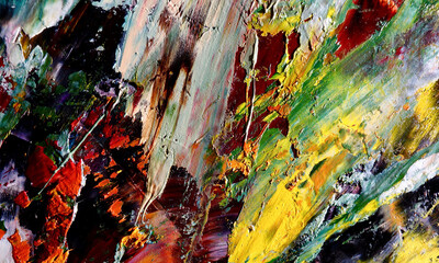 Abstract art background . Hand painting artwork on canvas 