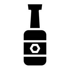 Beverage Bottle Drinks Glyph Icon