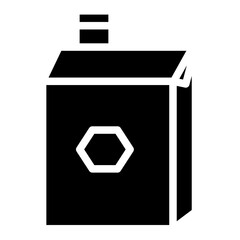 Beverage Box Drink Glyph Icon