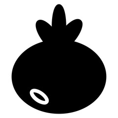 Juice Lemon Lime Glyph Icon