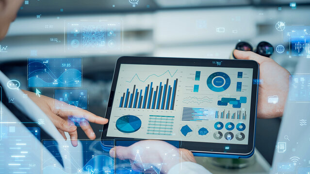 research, doctor, microscope, experiment, dx, digital transformation, data, analysis, science, researcher, graph, chart, pharmaceutical, pharmacy, medicine, information, development, research institut
