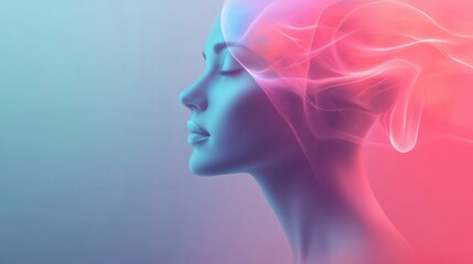 Stress management and mental wellness banner with copyspace for design and messaging, Techniques for managing stress effectively to promote a healthy mind and body.