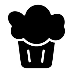 Broccoli Food Green Glyph Icon