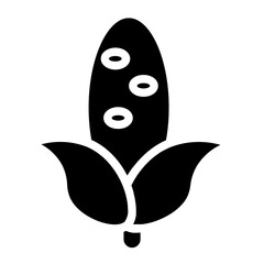 Corn Vegetables Farming Glyph Icon