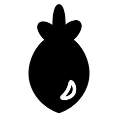 Farm Farming Turnip Glyph Icon