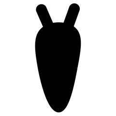 Bar Carrot Diner Glyph Icon