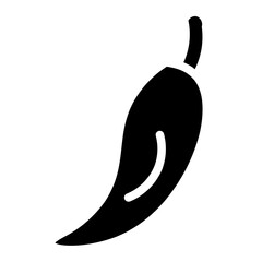 Banana Food Fruit Glyph Icon