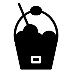 Snack Food Street Glyph Icon